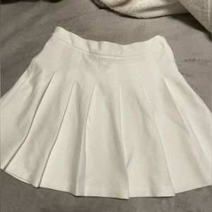 White Zara skirt